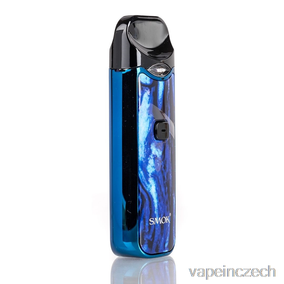 Smok Nord 15w Pod Kit Blue / Black Resin Vape Pero